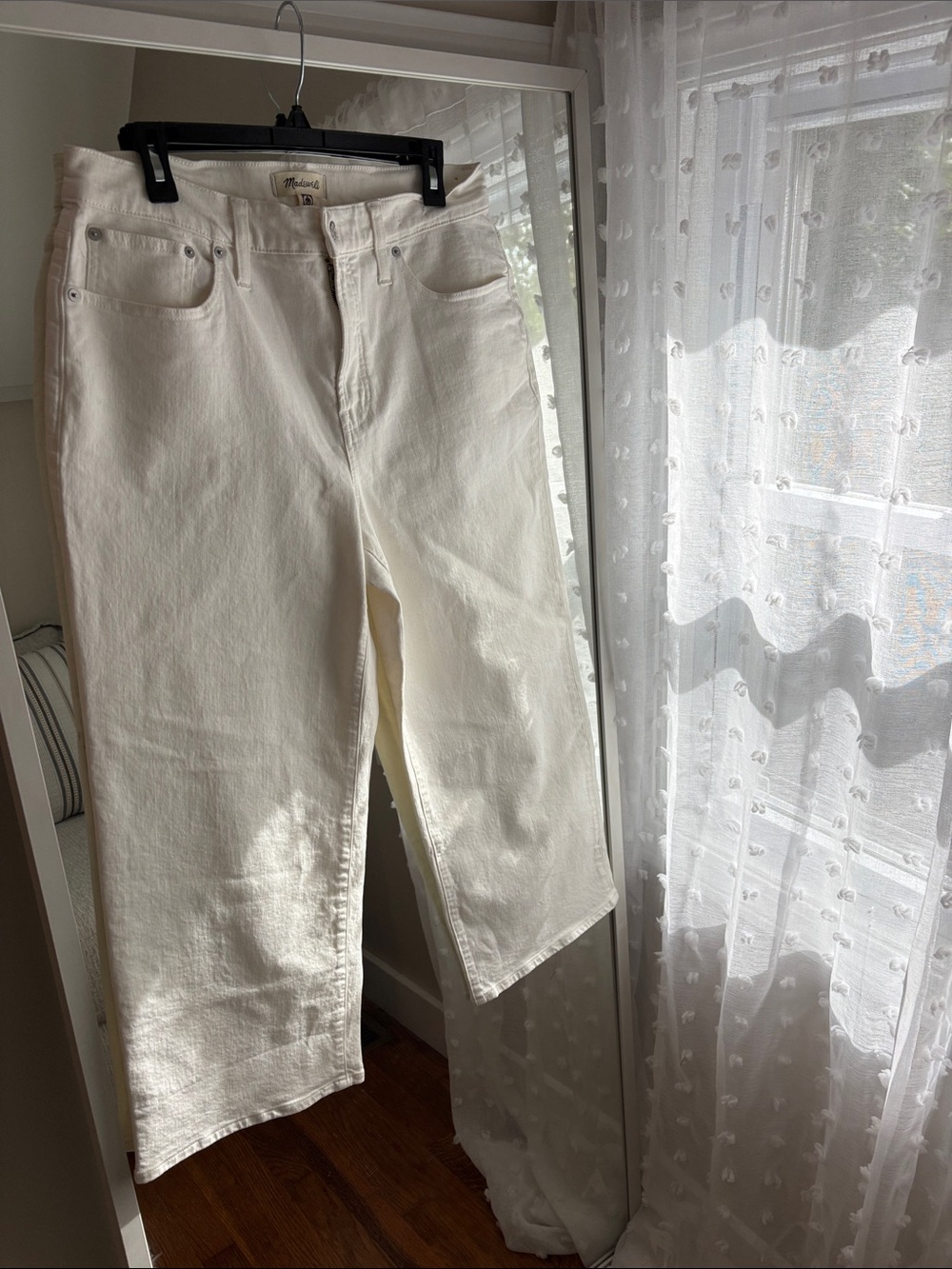 Madewell The Perfect Vintage Wide Leg Crop Jeans